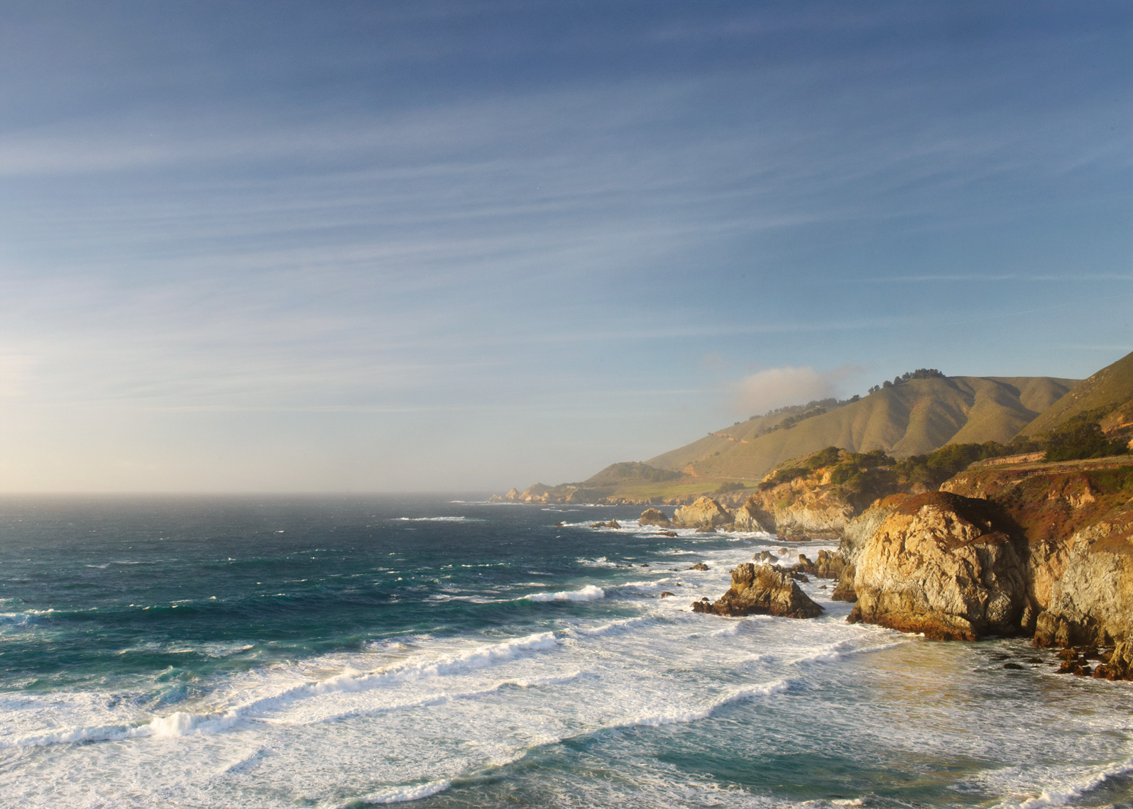 Monterey coast surf and rocks landscape photography