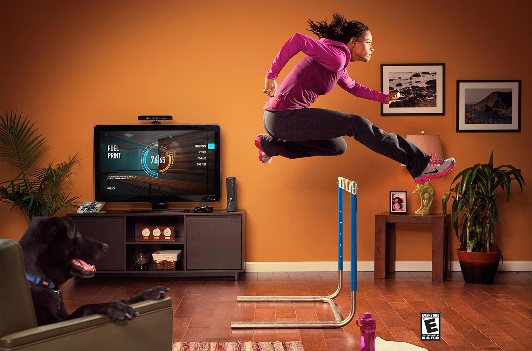 Nike and Kinnect photoshoot tear sheet