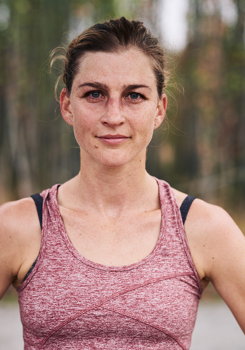 Portrait of runner Lauren Fleishman 
