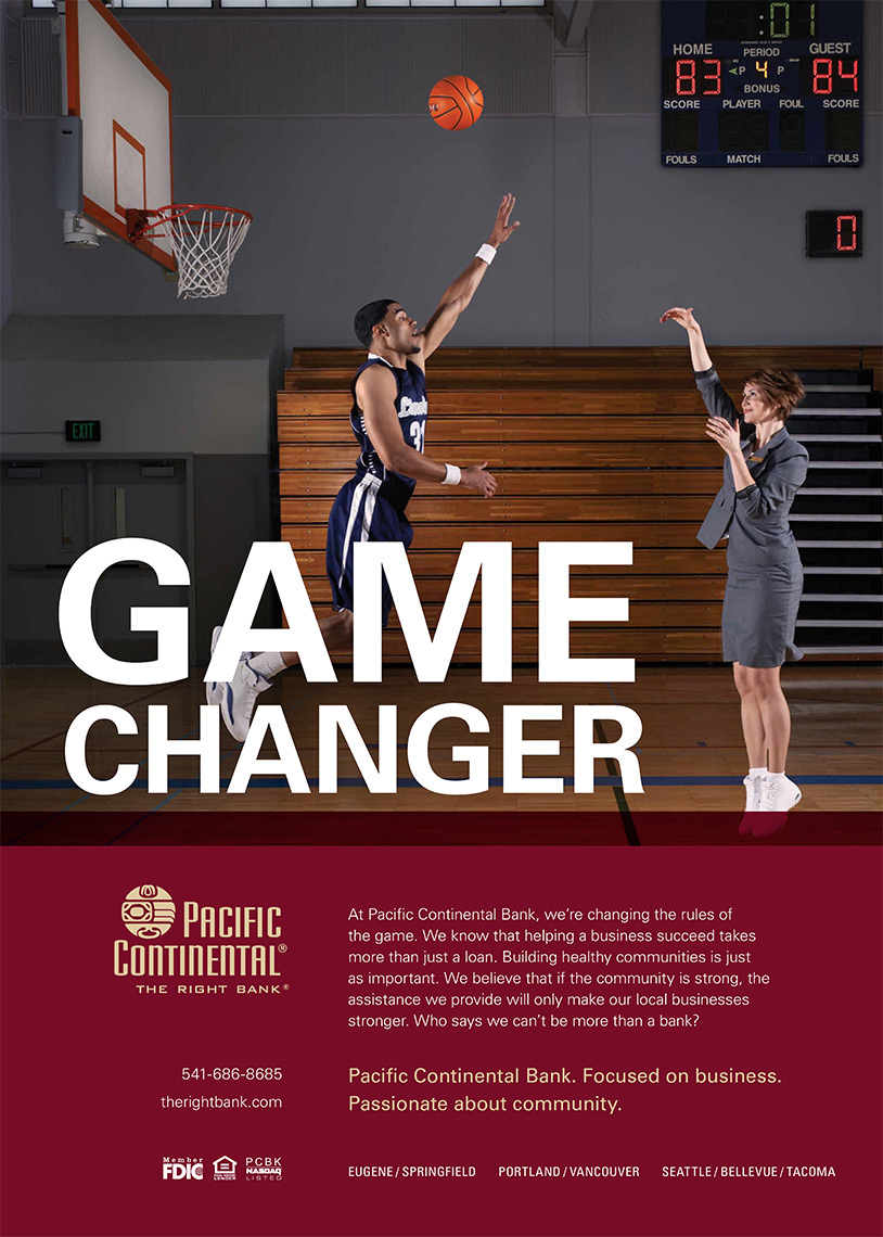 print ad campaign photographer Amos Morgan for Pacific Continental 